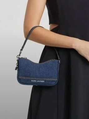 Marc Jacobs-Mini Drifter Denim Bag & Lock (Blue 💙)